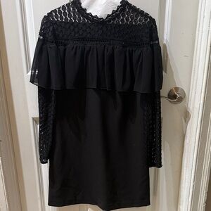 Kensie Elegant Black Lace Long Sleeve Dress NWOT - Women’s Size 4